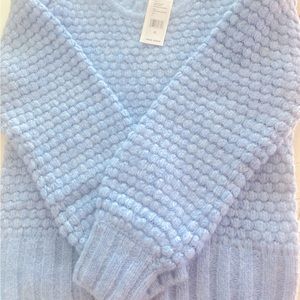 BRAND NEW! Vineyard Vines women’s popcorn stitch sweater- light blue, size small